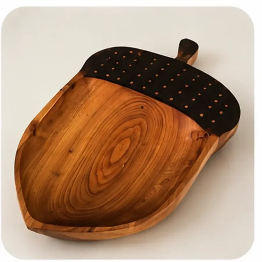 AI-assisted visual representation of the Acorn Tray design, detail view